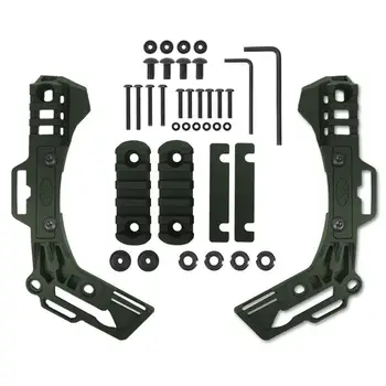 Caschi Tattiche per montaggio su guida Accessorio per caschi VELOCE per caschi Wendy EX ARC Montaggio su guida Caccia Paintball Accessorio per caschi veloci