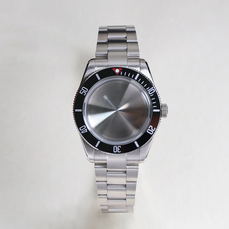 

Vintage Watch Case Beige Stainless Steel 38.5mm Screw Type Case Bubble Glass AR Coatingfor NH34GMT NH35 NH36 Movement