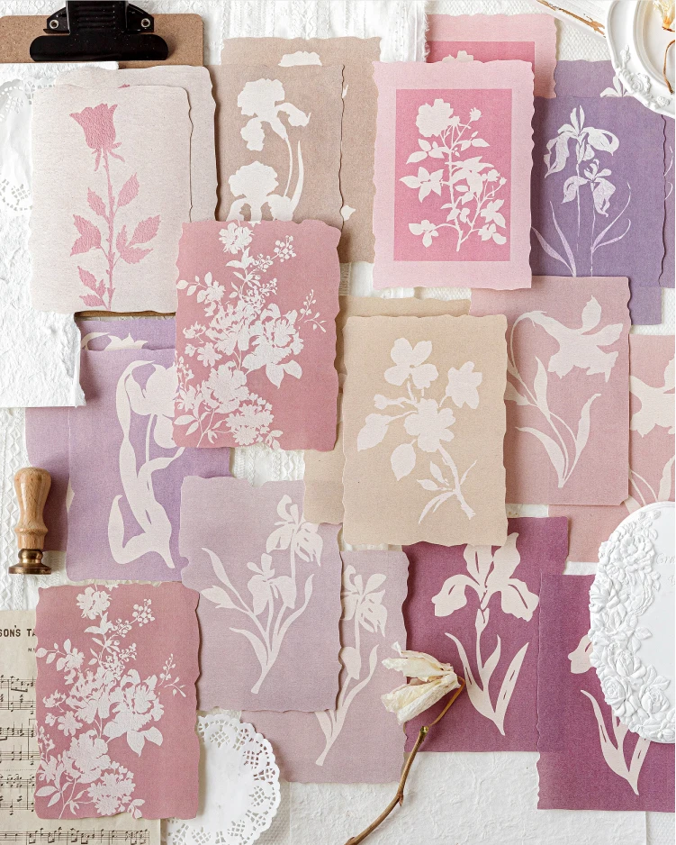 20 Stück Vintage-Papier, großes Format, Deko-Retro-Schreibwaren, Schreibpapier, Junk-Journal-Etiketten, Scrapbooking-Materialien – Detail 19
