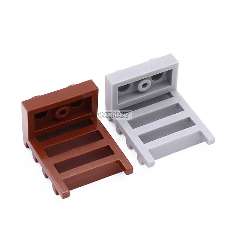 Marumine 30PCS MOC 부품 수정 플레이트 1x2 사다리 4175 빌딩 블록 컬렉션 대량 기술 예비 교체 가능 벽돌