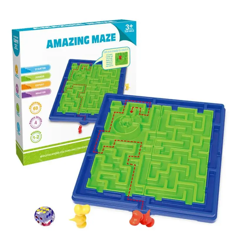 

Maze Puzzles For Kids Maze Puzzle Board Game Strategy Game Educational Toys Learning Toys STEM Activity For Boys And Girls Ages