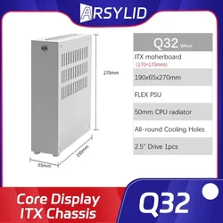 Compatto Mini ITX Computer Case con Raffreddamento Efficiente e Design Elegante