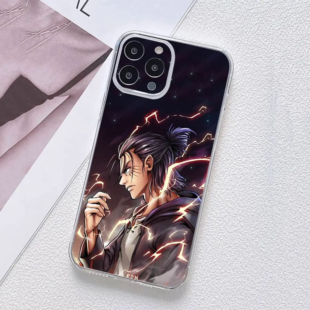 Attack on Titan Eren & Levi Soft Phone Cover