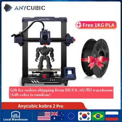ANYCUBIC KOBRA 2 Pro 3D Printer APP Supported FDM With 500mm/s Max Print Speed Auto Leveling PLA Extruder