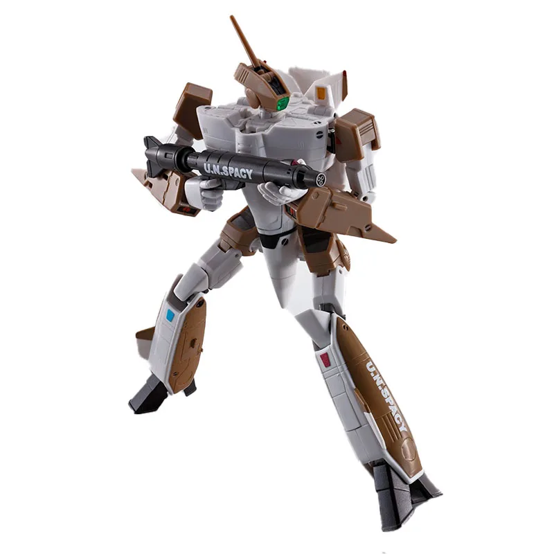 Original Bandai Spirits Hi-Metal R Vf-1A Valkyrie Super Dimension Fortress Macross Pvc Action Anime Figure Model Toys Doll Gift