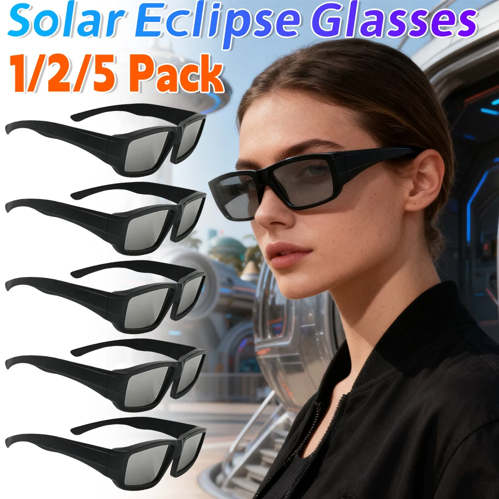 Lunettes éclipse solaire sécurité multi-packs pour pêche - Résistance UV observation prolongée