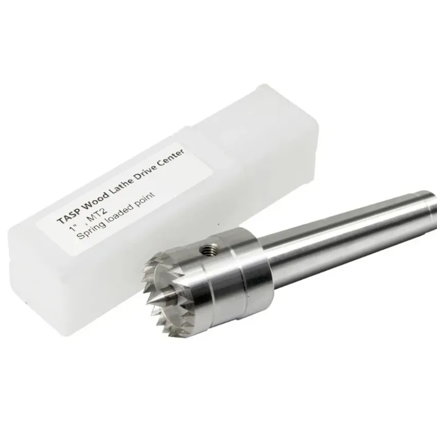 Wood Lathe Drive Center Turning Spur MT1 MT2 with Spring Loaded Point Woodturing 1pc Woodworking Accessories