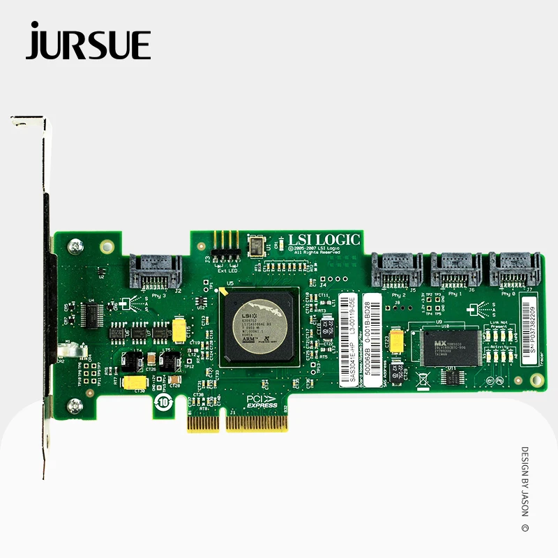 LSI Logic SAS3041E RAID Controller Card 4Port 3Gbps SAS SATA PCIe