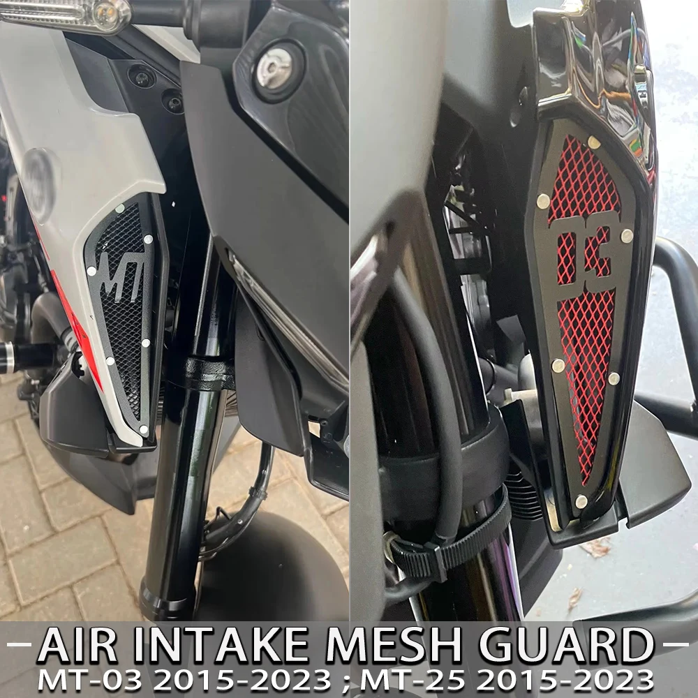 Motorcycle Fuel Tank Air Intake Mesh Inlet Decorative Guard Cover