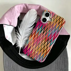 Color Wave Glossy Film Hard Protective Phone Case for iPhone 12 Mini (DLDQ - DQ441CF21A1)