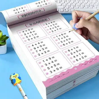 Book of Learning Math Children's Addition and Subtraction Students Handwriting Preschool Mathematics Exercise Books 1