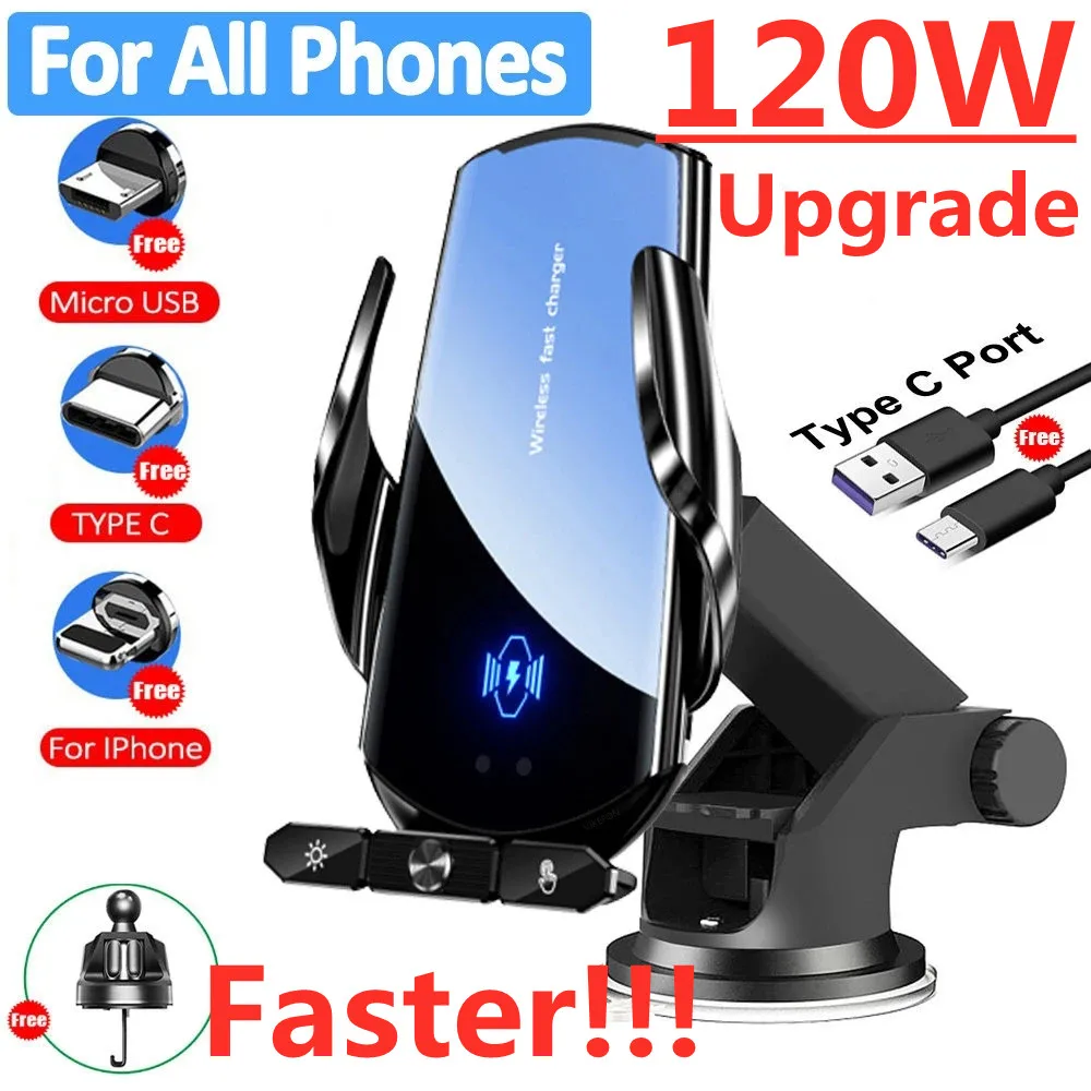 Wireless Chargers Car Iphone 13 Iphone 14 Pro Max Car Charger 120w