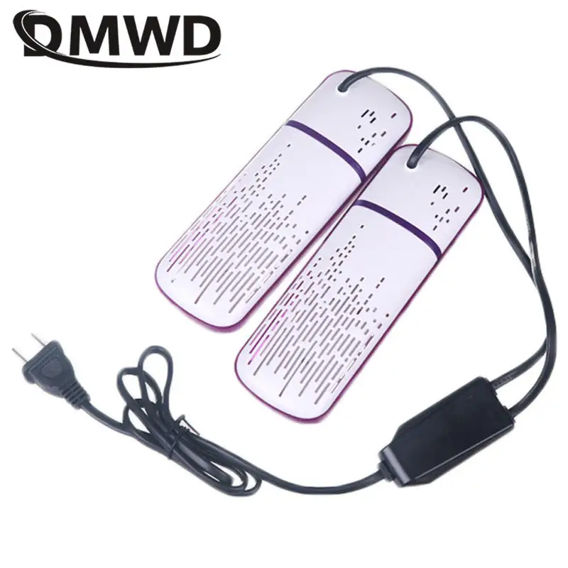 DMWD 텔레스코픽 건조 장치, 신발 건조, UV 램프 탈취 살균 건조기, 타이머 포함, 제습 탈취