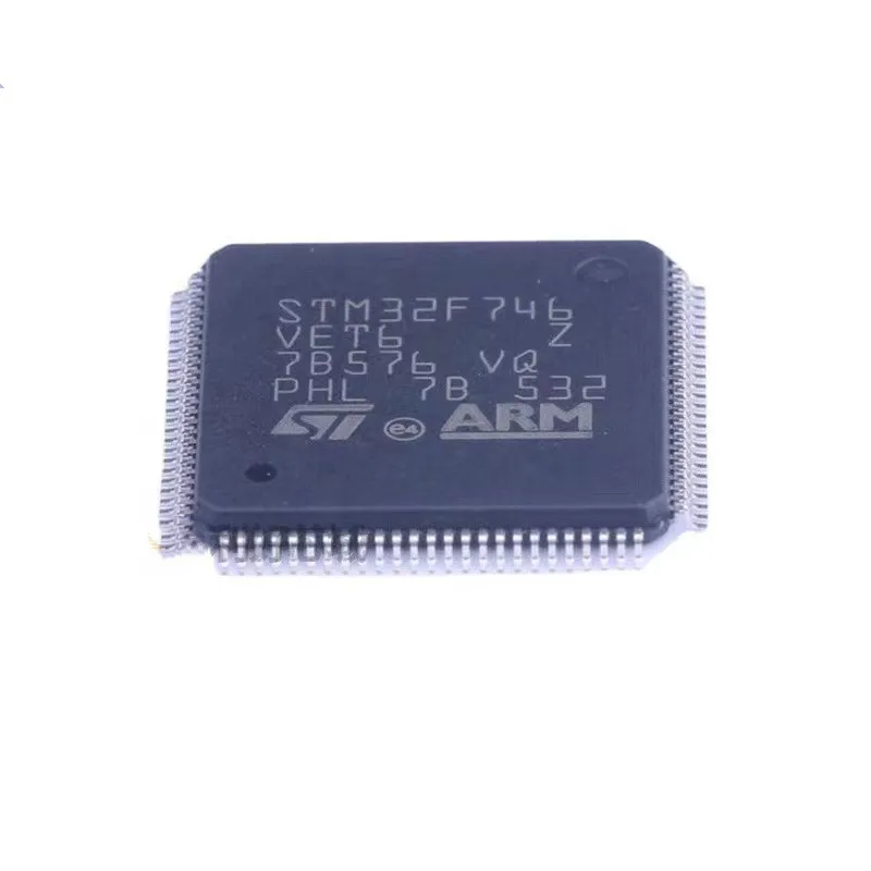 

Новинка 100%, оригинальный STM32F746VET6 STM STM32 STM32F STM32F746 STM32F746V STM32F746VE, аналогичный чипсет IC MCU