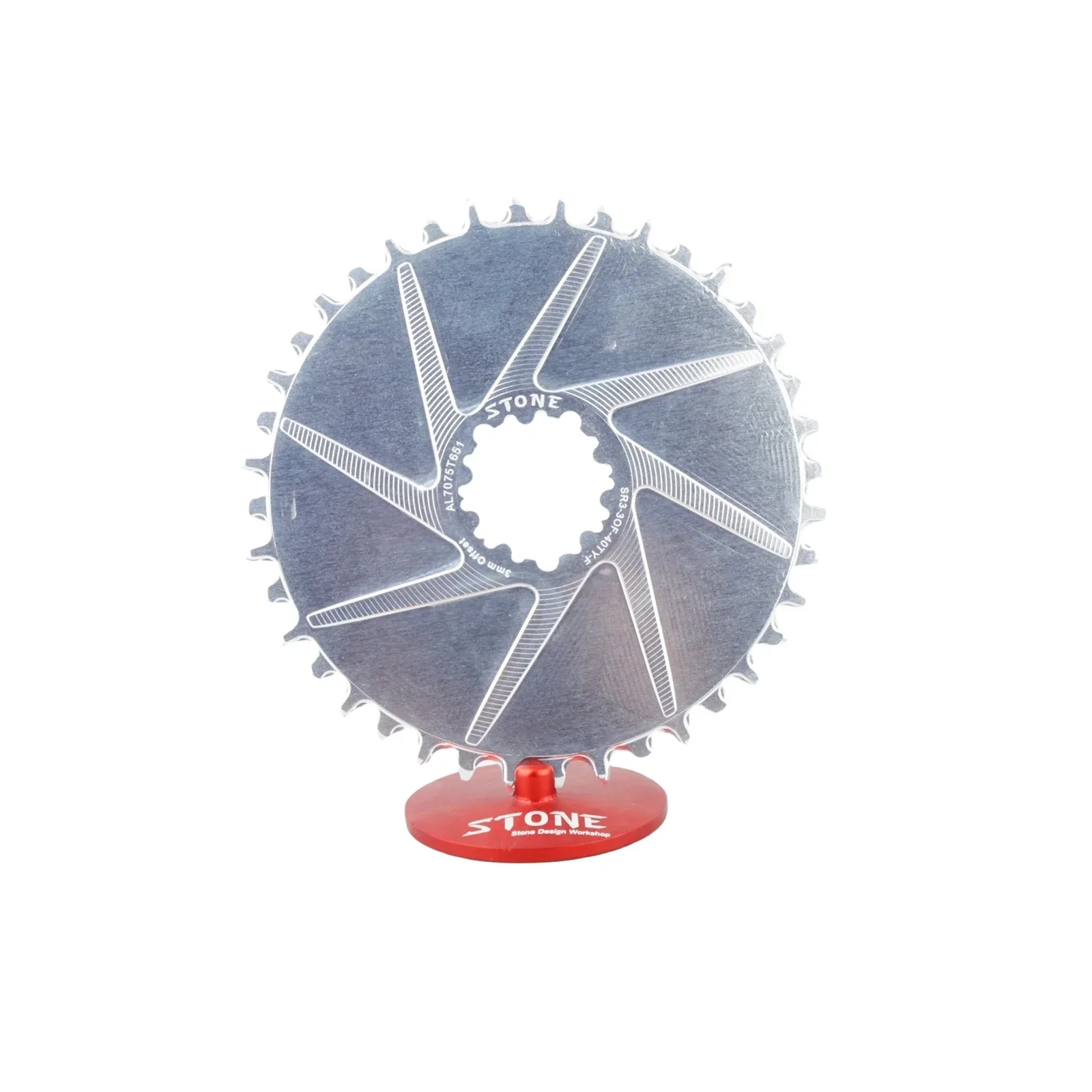 ストーンバイクチェーンリング エアロ 3mmオフセット ダイレクト