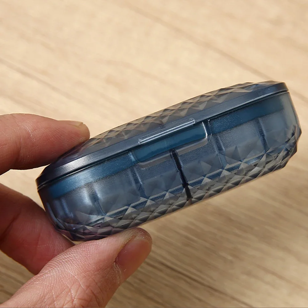 Compact Portable Pill Organizer for Daily Supplements - Travel-Friendly Pill Case