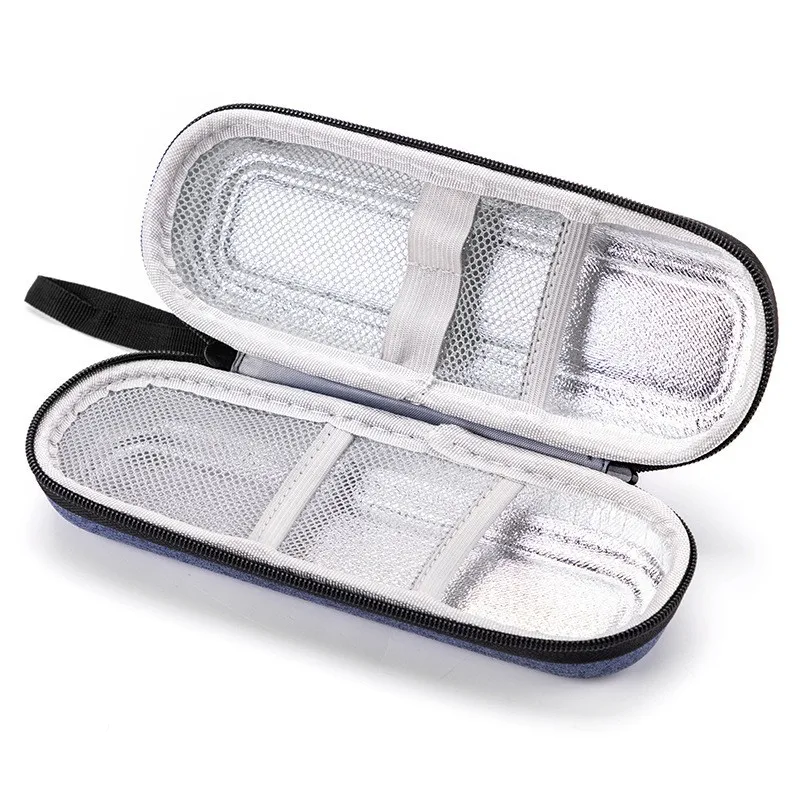 Portable Insulin Cooling Bag for Diabetics Waterproof Pocket Pill Protector Carry-on Refrigerated Ice Pack Drug Freeze