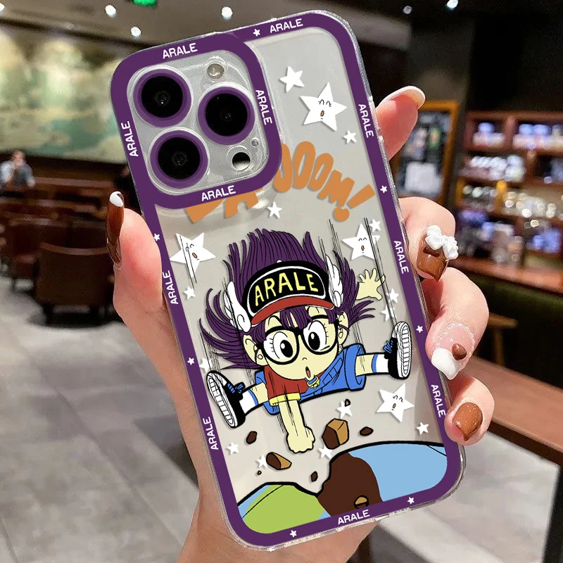 Whimsical Arale Clear Soft TPU Phone Case
