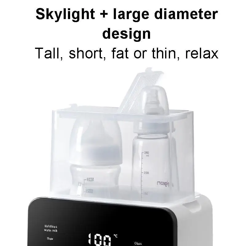 Automatic Milk Warmer Baby Breastmilk Thermostat Intelligent Temperature Regulator Baby Bottle Warmer 24 Hour Steam Sterilisation bottle warmer milk bottle heater