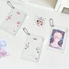 Kpop Photocard Holder with Keychain Y2K Kawaii Angel wings Photo Card Sleeves ID Badge Holder Card Protector 3