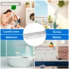 Stainless Steel Wall Mounted Clothes Drying Rack Accordion Retractable Drying Rack Towel Clothes Horse For Balcony Bathroom 5