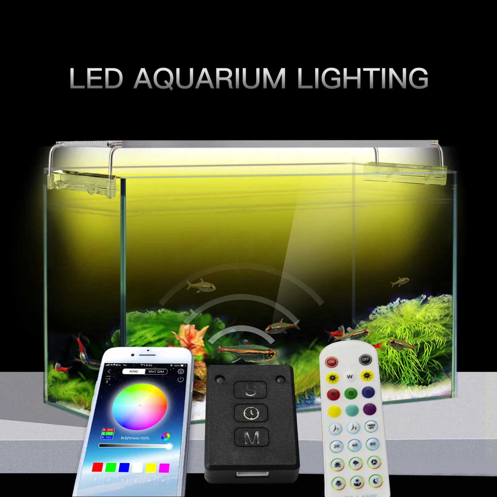 Aquarium Light Fish Tank Rgb Led Lighting Marine Aquarium Coral Led