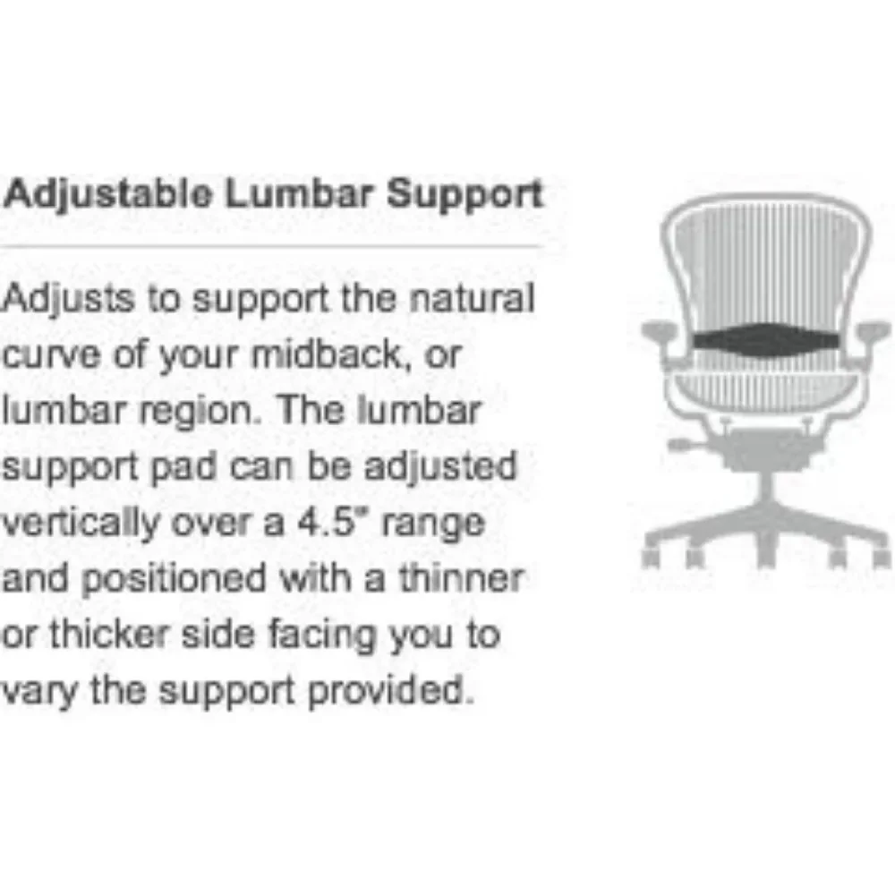 Classic Aeron Chair-Aluminum, Size B