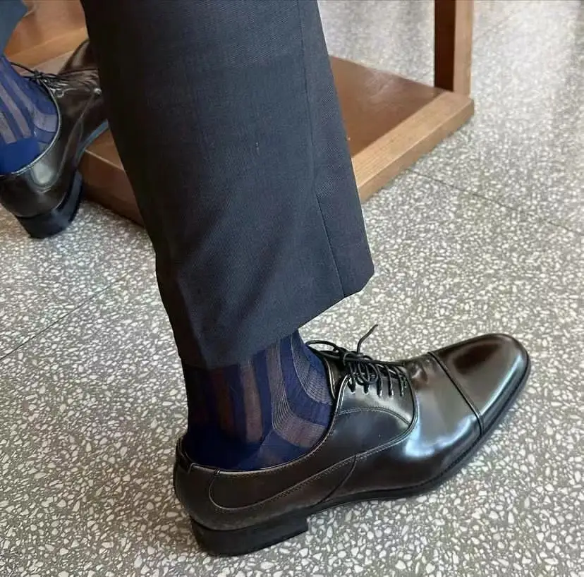 Sheer Socks Dress Socks For Men Tube Socks Exotic Formal Wear Sheer Socks Suit Men Socks Sexy Gay Super Thin Business TNT Socks