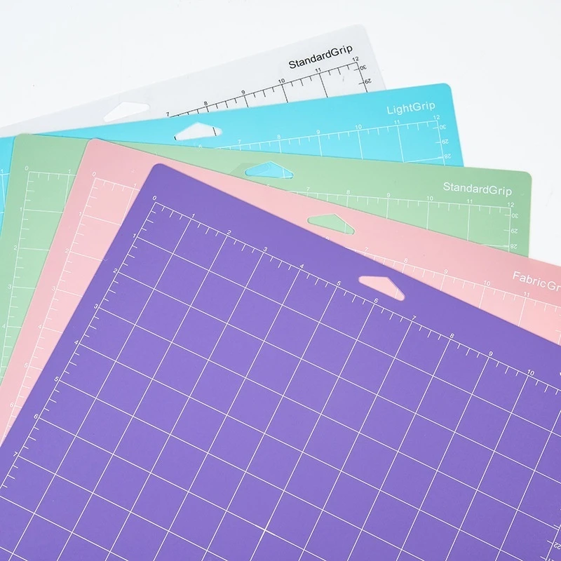 핑크 원단 스티커 커팅 매트, PVC 커팅 매트, 베이스 본딩 플레이트 매트, 12x12 인치, 3 개