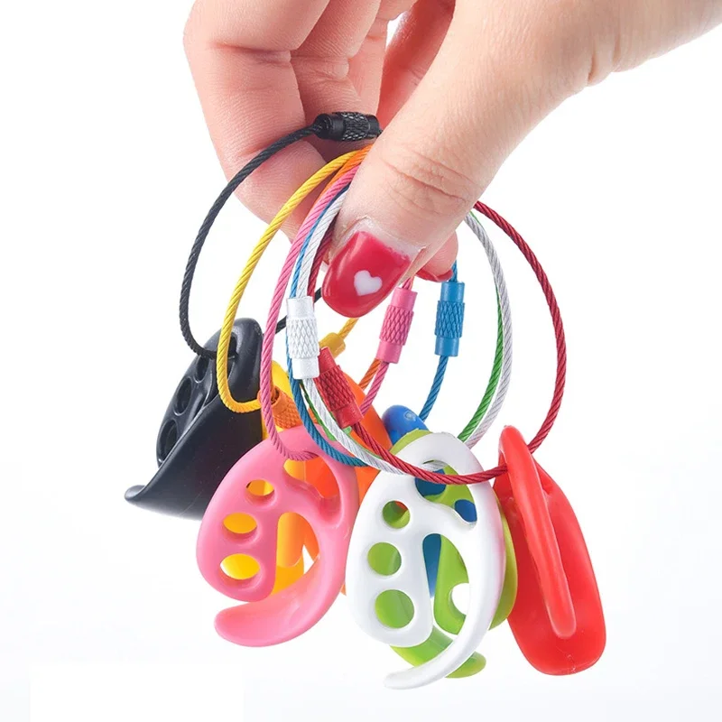 5pcs Flying Disc Portable Clasp Clip Clamp Hook for Outdoor Ultimate Flying Disc Plastic Discs
