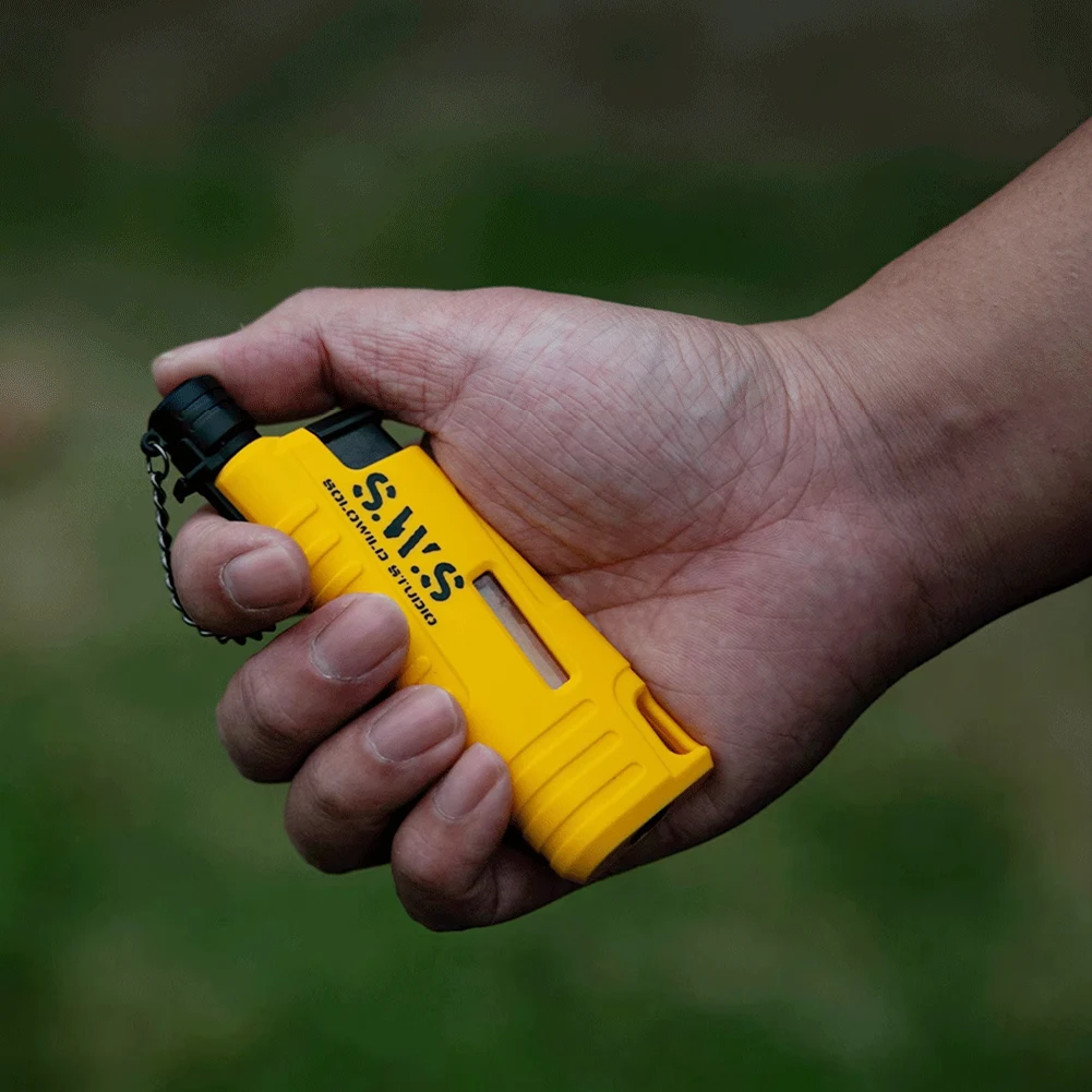 Portable Retractable Igniter Windproof Outdoor Barbecue Gas Lighter Waterproof Camping Electronic Igniter Gift for Men