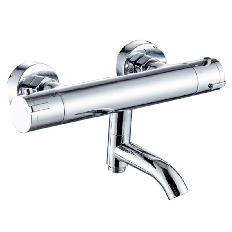 

Bathroom Bath Shower Faucets Water Control Valve Thermostatic Valve Mixer Faucet Wall Mounted Brass Shower Faucets Mixer Valve A