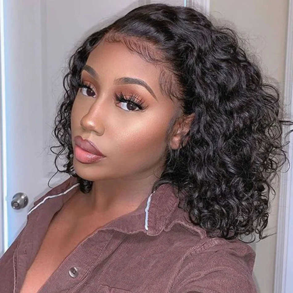 UNice Hair Bye Bye Knots Wig Water Wave Wear Go Wig Short Bob 7x5 Lace Glueless Human Hair Wig for Women Virgin Brazilian Hair