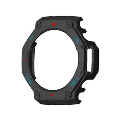 Durable Hard PC Protective Shell Frame Bumper for Amazfit T Rex 3 (Black Red Blue)