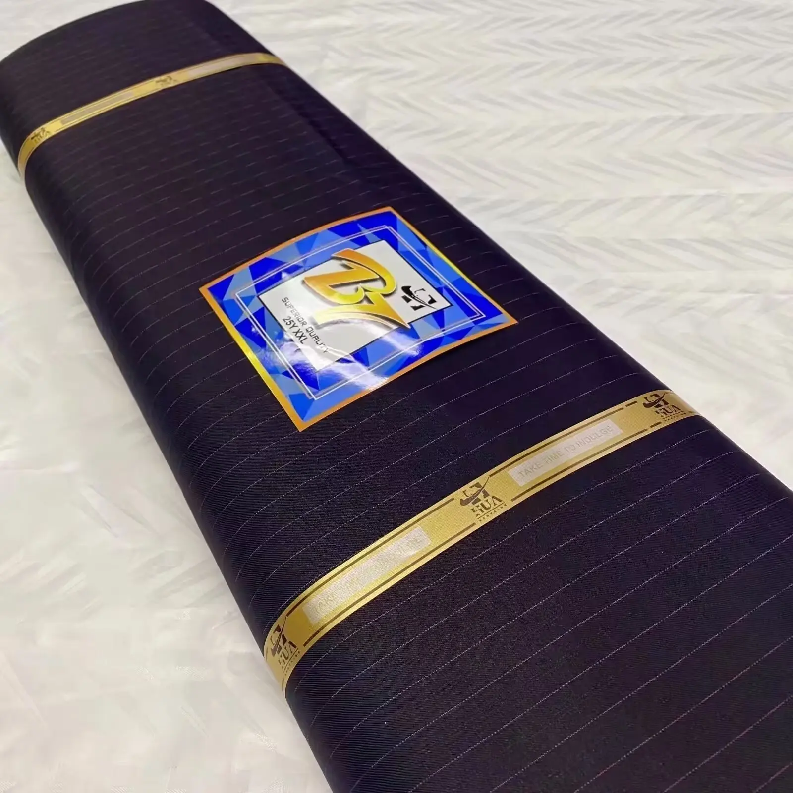 

5 Yards African Senator Wear Suit Men Fabric Material Nigerian Cotton Shirt New TR Cloth Cotton Material for Man Garment 16A55