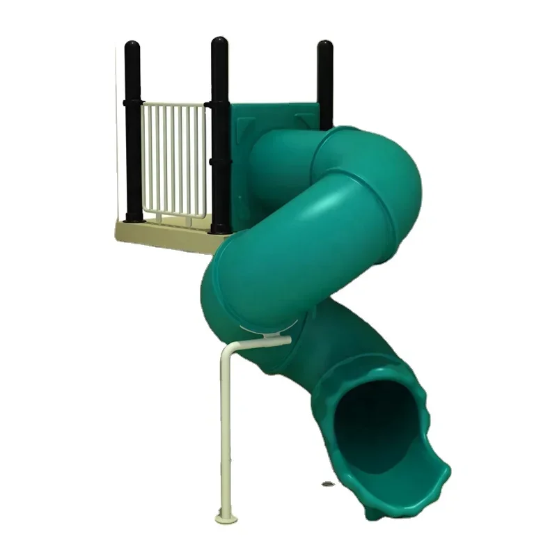 Large Equipment Kid Slides Outdoor Plastic Tube Slide Play Set size