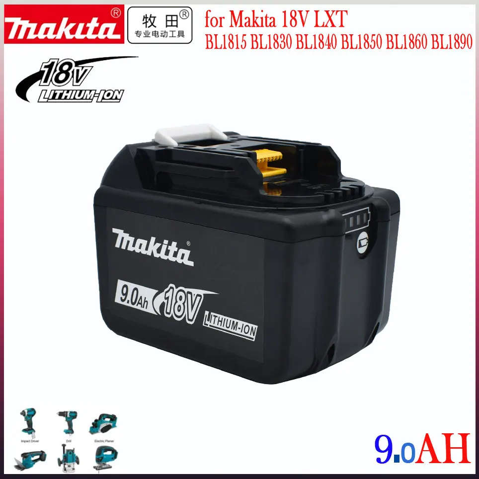 

Makita Замена 18V 9.0Ah батарея для BL1830 BL1830B BL1840 BL1840B BL1850 BL1850B аккумуляторная батарея