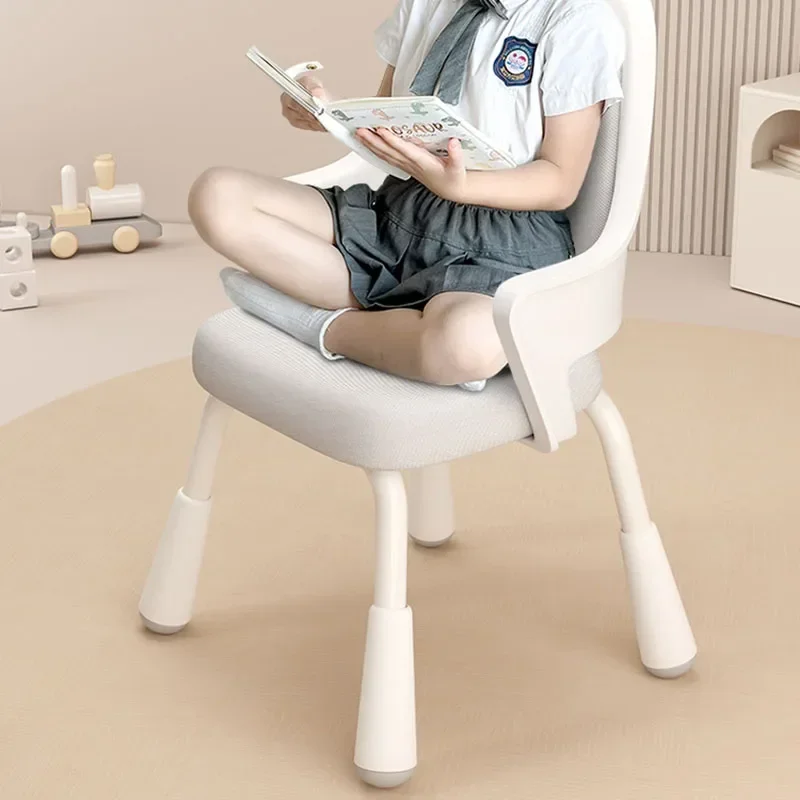 Designer Chair Child Stool Armchair Girl Room Safety Seats Growing Children School Kids Cadeira Alta Study Design Furniture