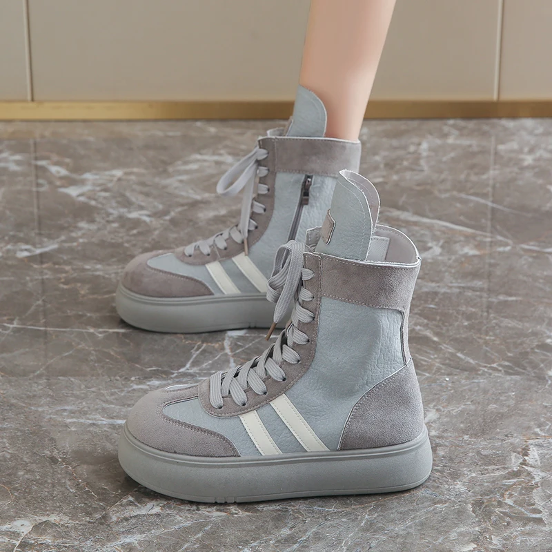 Women's Fashion High-Top Lightweight Comfort Shoes