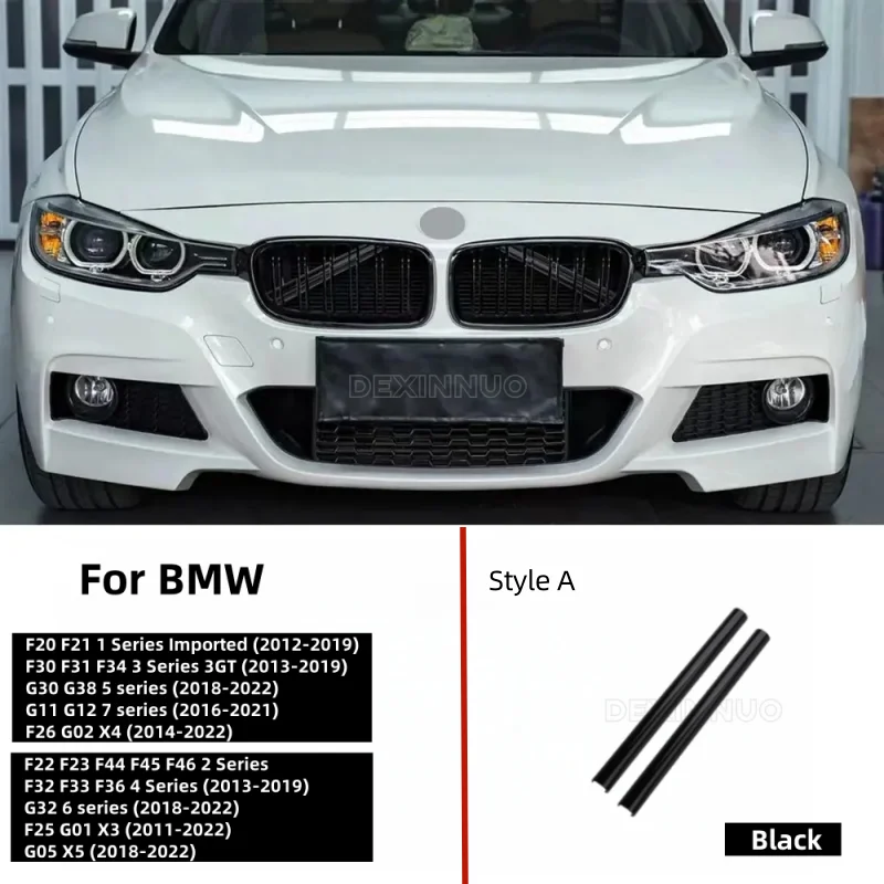 Sleek Automotive Front Grille Trim Strips
