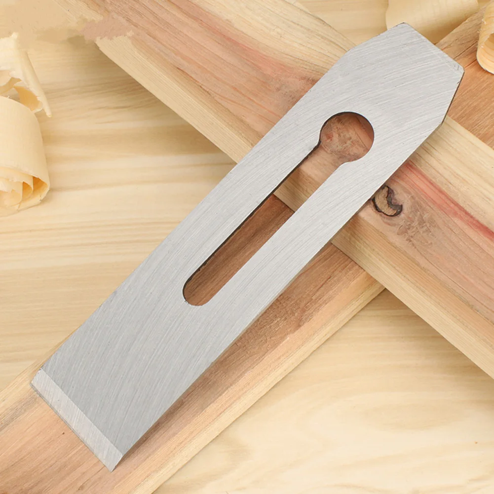 HSS Planer Blade Woodworking Hand Planer Blade Silver White Manual Planing Carpenter Machinery Parts 44mm/51mm Optional woodworking hand tools,wood trimming tool