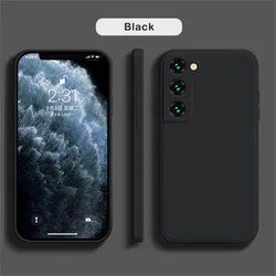 Premium Liquid Silicone Phone Case - Soft Protective Cover with Smooth Finish for Galaxy S20 FE (Black)