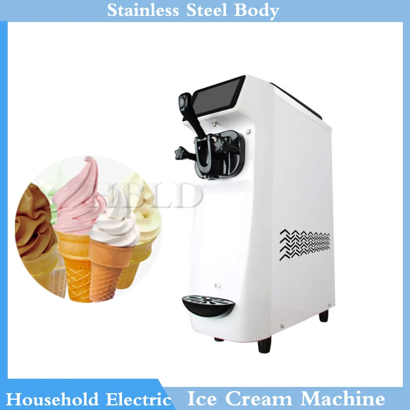 

Intelligent Control Soft Ice Cream Machine Commercial Desktop Three Flavor Frozen Yogurt Machine