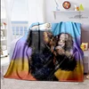 Bigfoot Savage Blanket Cool Graffiti Gorilla Blanket Camping Sofa Bed Blanket Lightweight Soft Flannel Bedspread Warming Cover 2