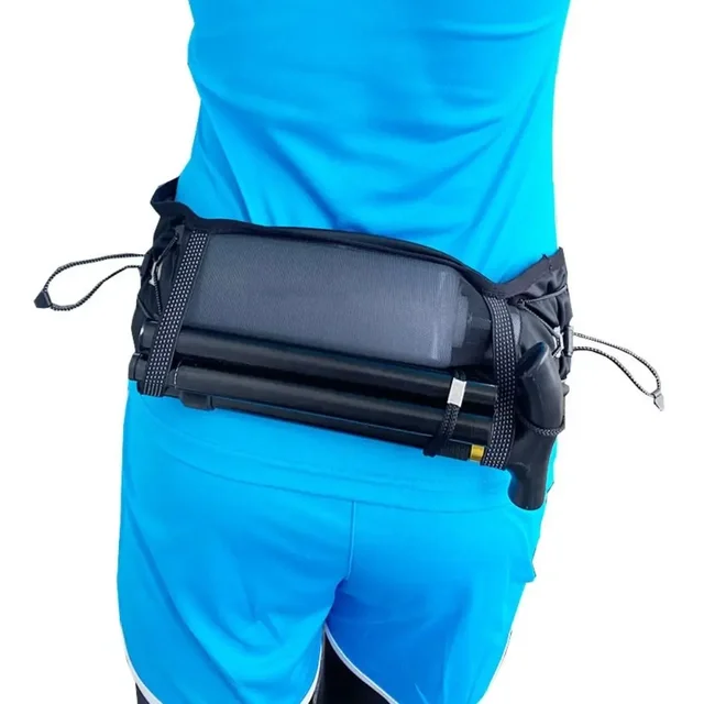 Breathable Running Waist Pack Large Capacity Elastic Mesh Running Bag Belt Mobile Phone Bag Lightweight Sports Fanny Pack 3