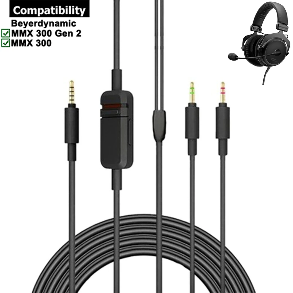 Ofc Replacement Stereo Headphone Audio Cable Extension Wire Cord For