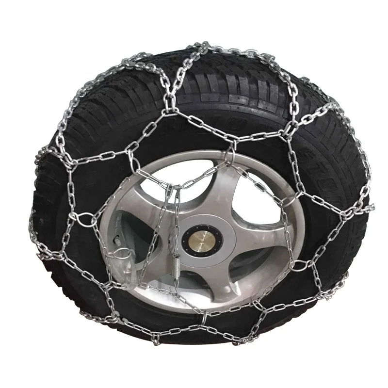For Car White Zinc Steel Car Truck Tire Snow Chain