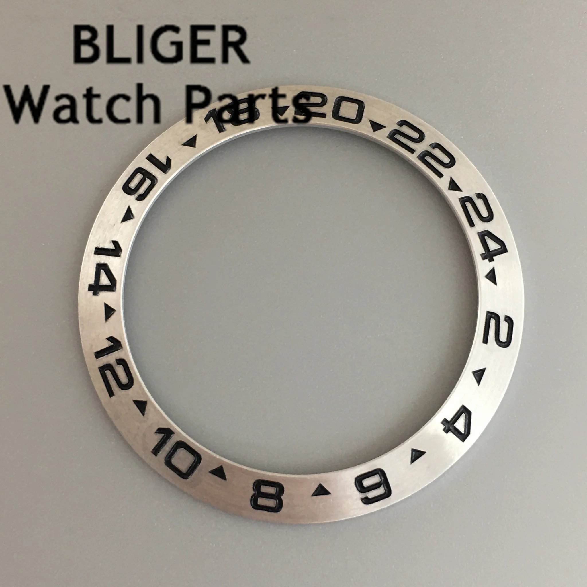 腕時計　部品　BLIGER　R　カスタム BLIGER 35.4mm Ceramic Watch Bezel Insert Fit 38mm Watch Case