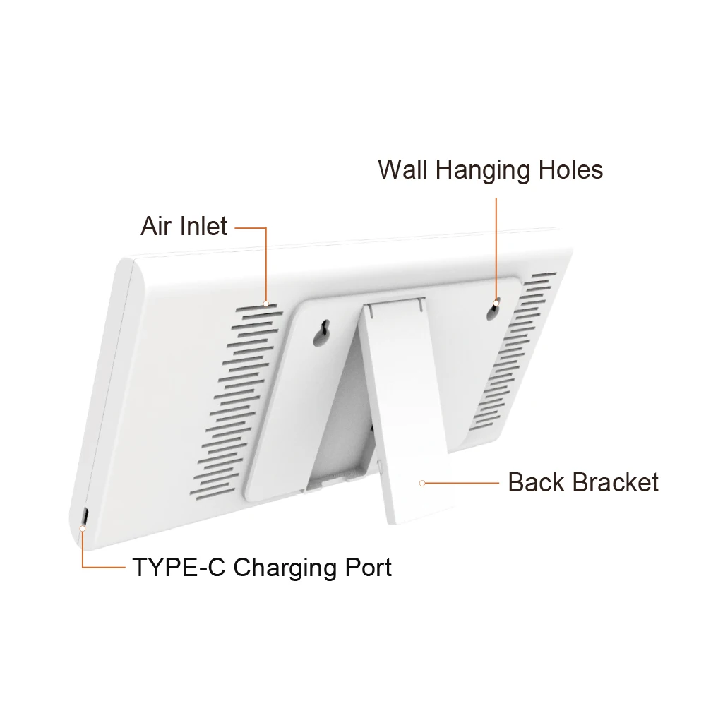 Multi-function Air Quality Monitor 9-in-1 CO2/PM2.5/PM10/HCHO/TVOC/AQI Temperature Humidity Monitor Indoor CO2 Gas Detector