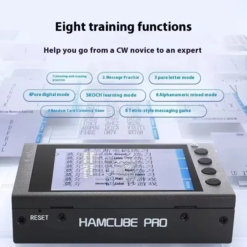 HAMCUBE PRO HAM CW Trainer Morse Code Trainer 2.8